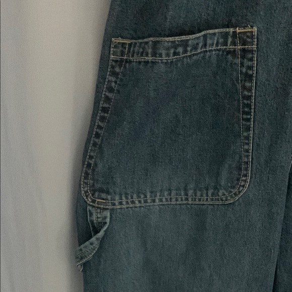 GAP - NWT - X-Small - Blue Denim OVERALLS - INDUSTRIAL DENIM - Vintage - Picture 10 of 12